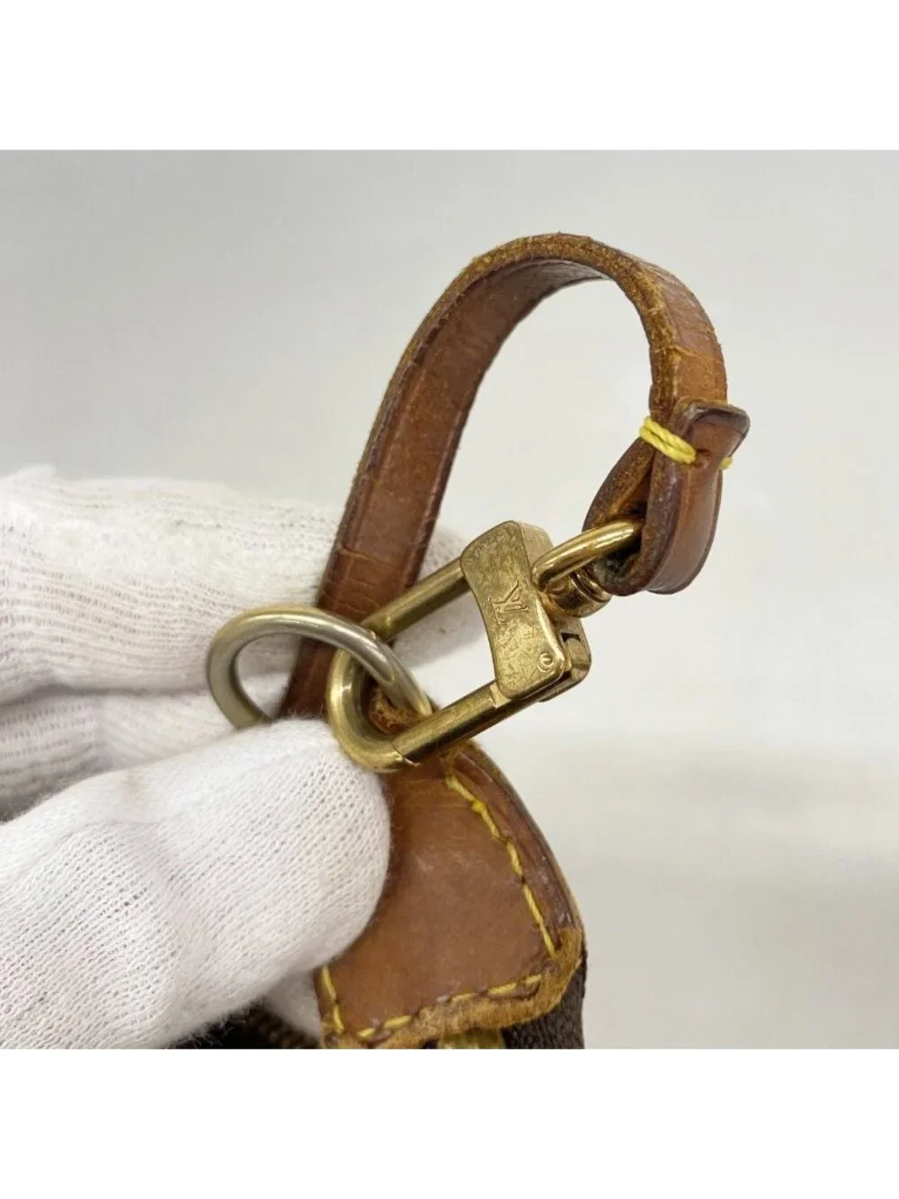 Louis Vuitton Pouch Monogram Pochette Soir Brown